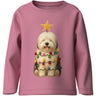 Name It Wild Rose Xmas Dog Nmfvosmas Ls Nreg Topp