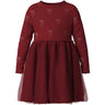 Name It Red Dahlia Nmfri Ls Klänning