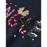 Name It Navy Blazer Nmfpolmax Ls Nreg Sweat Bru Låda