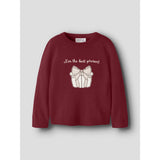 Name It Red Dahlia Nmfrisse Ls Stickad