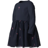 Name It Navy Blazer Bow Nmfveross Ls Tyll Klänning