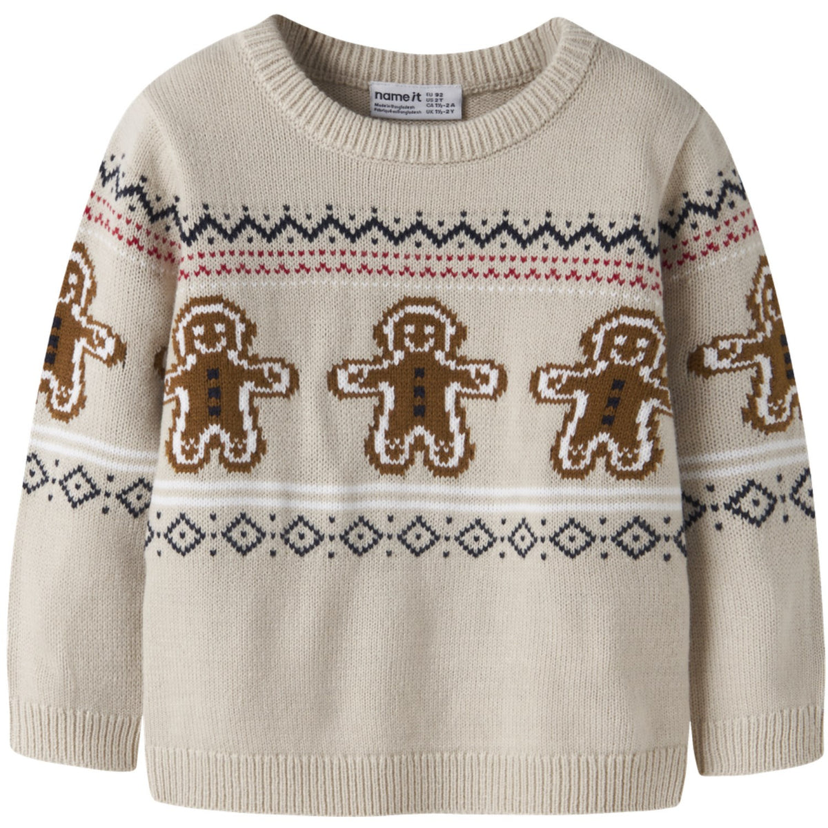 Name It Peyote Melange Nmnrismas Ls Stickad Cot