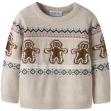 Name It Peyote Melange Nmnrismas Ls Stickad Cot