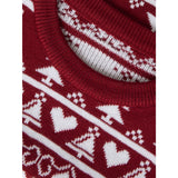 Name It Red Dahlia Nmnrismas Ls Stickad Cot