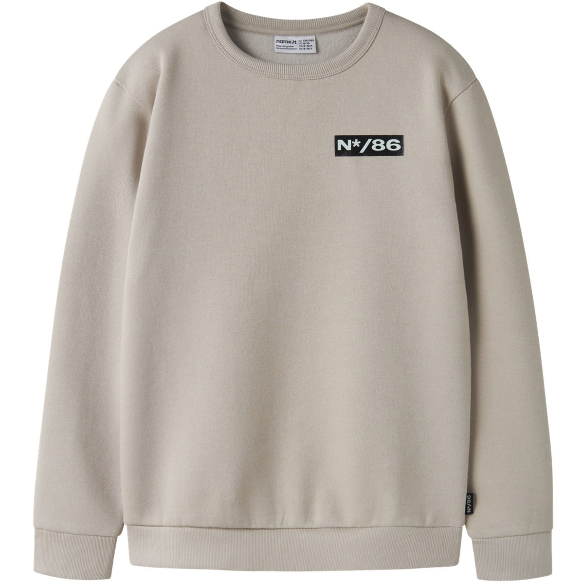 Name It Island Fossil Nkmrair Ls Nreg Sweat Bru Låda