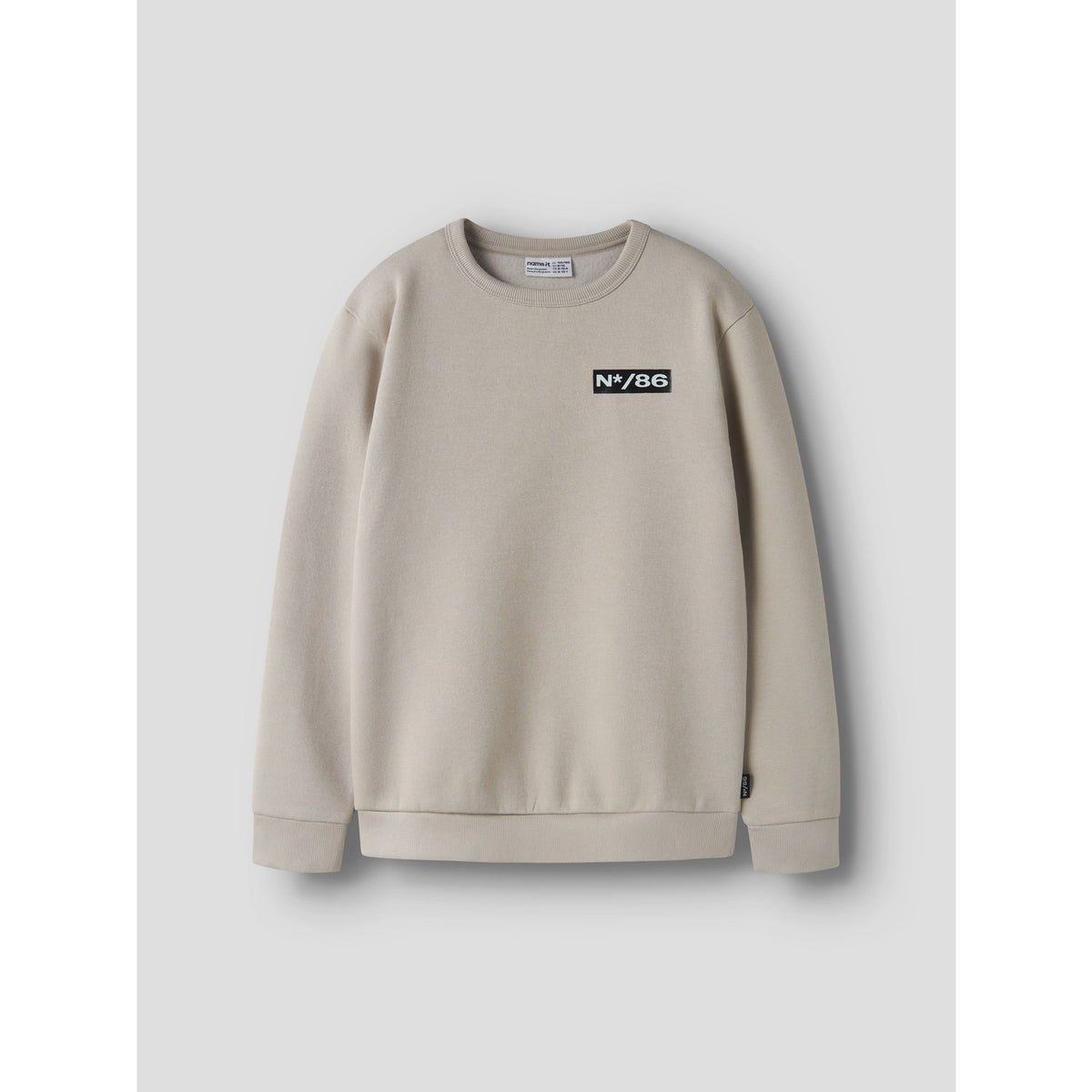 Name It Island Fossil Nkmrair Ls Nreg Sweat Bru Låda