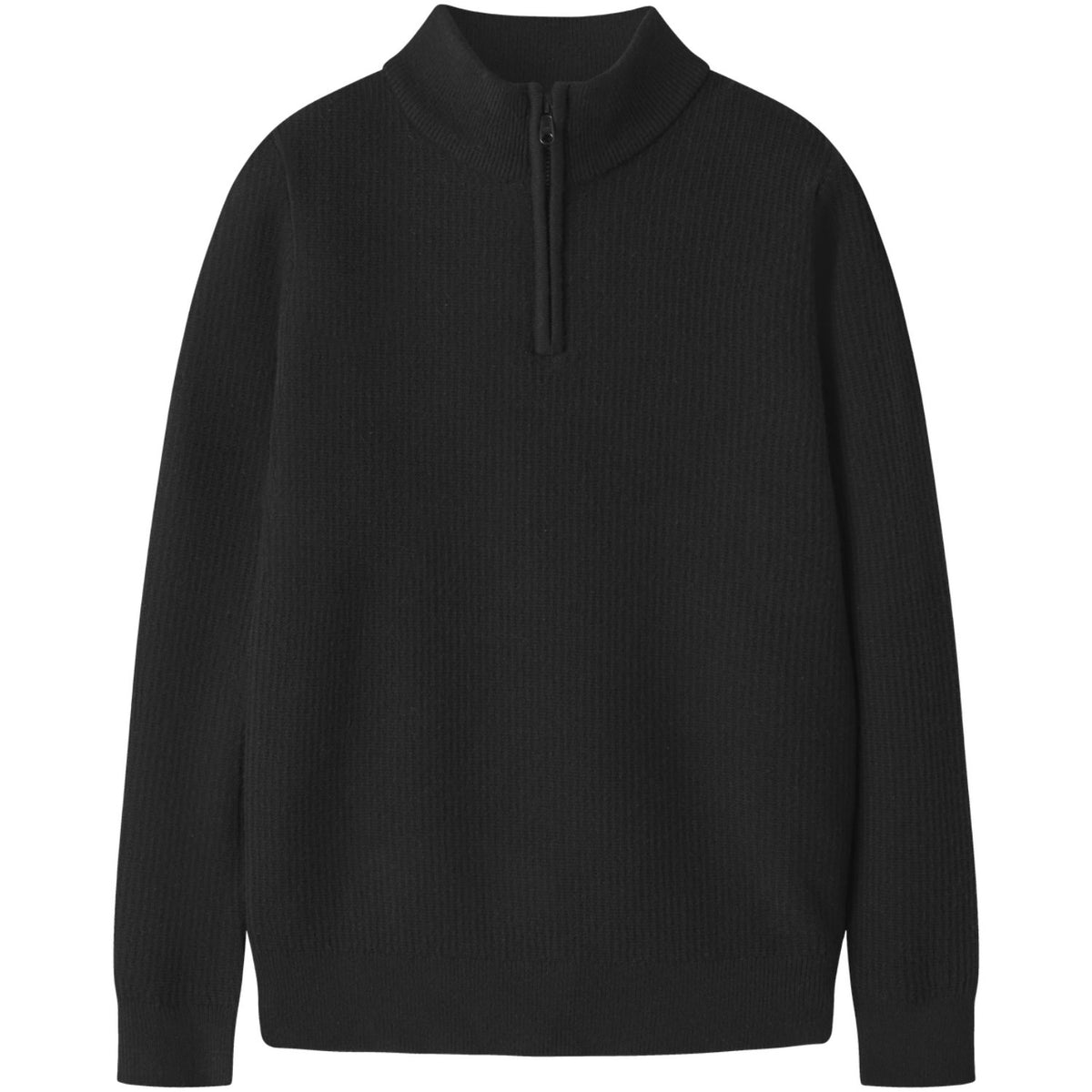 Name It Black Nkmstanfor Ls Half Zip Stickad