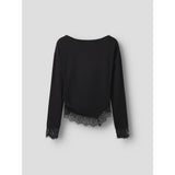 Name It Black Beauty Nkfollinda Ls Slim Topp