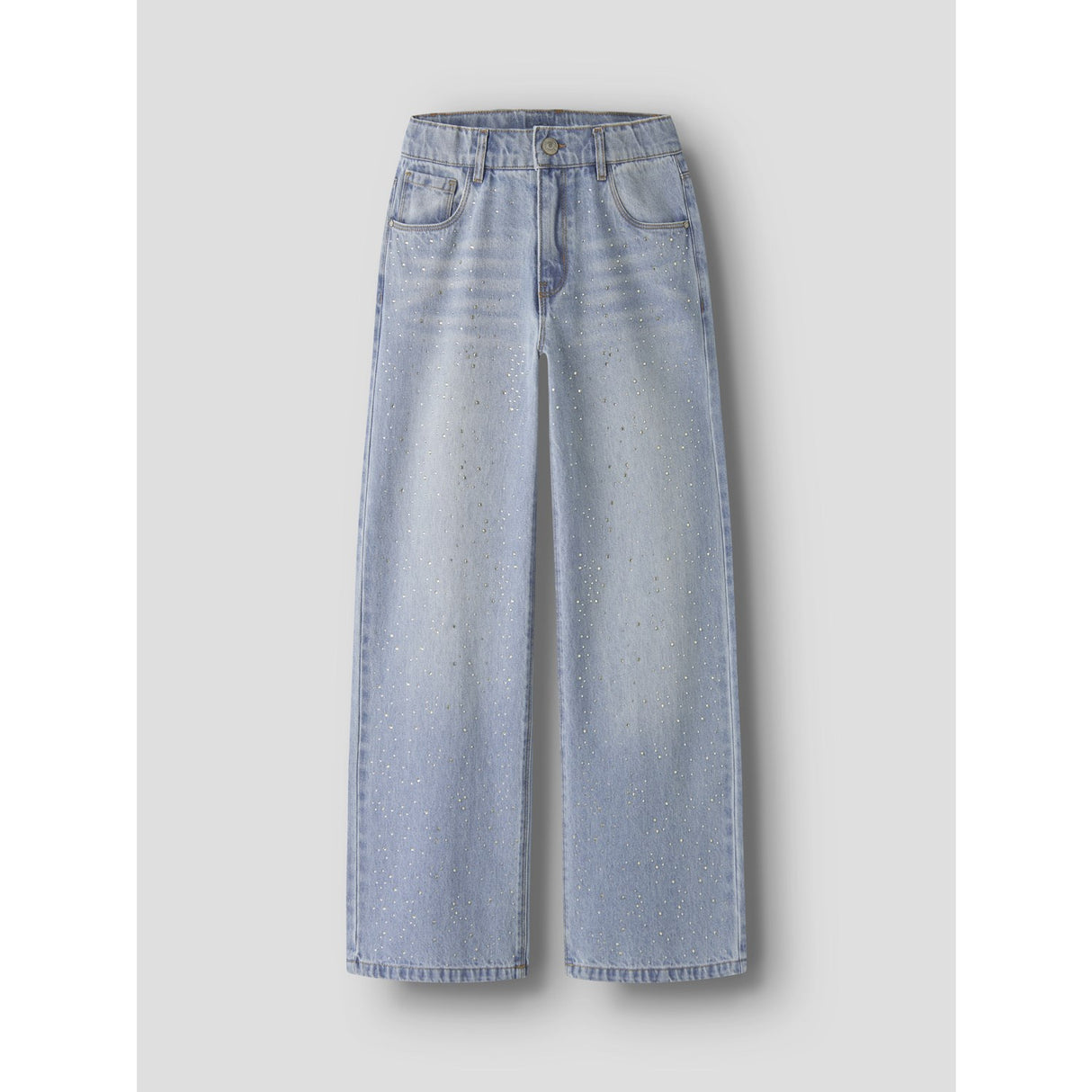 Name It Light Blue Denim Nkfbella Wide Rhine Jeans 6608-Im