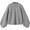 Name It Grey Melange Nkfnadalie Ls Stickad