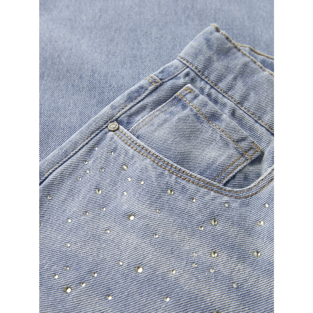 Name It Light Blue Denim Nkfbella Wide Rhine Jeans 6608-Im
