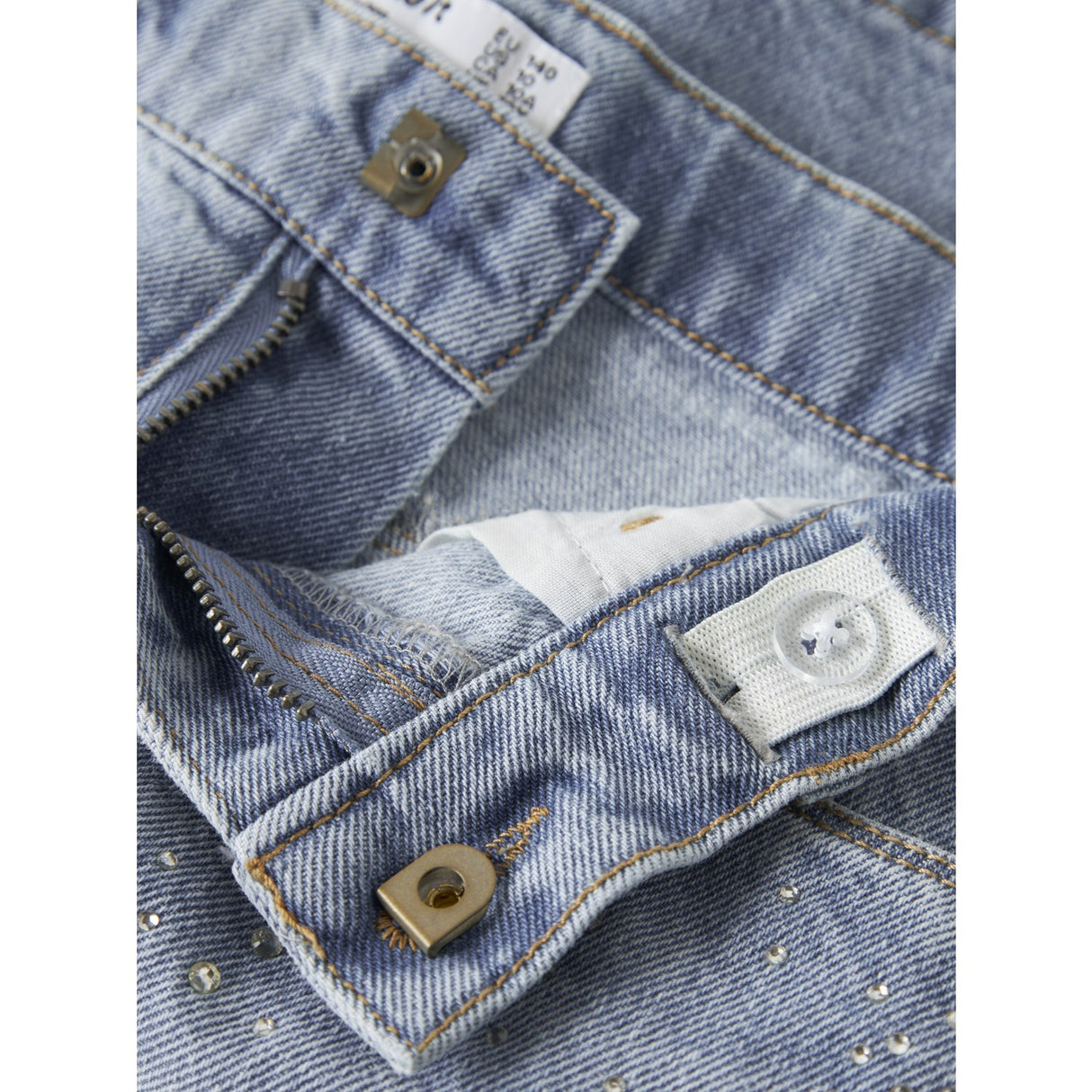 Name It Light Blue Denim Nkfemma Rhine Dnm Kjol 6608-Im