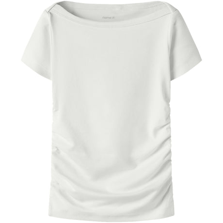 Name It Cloud Dancer Nkfnorikko Ss Xsl Topp