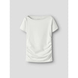 Name It Cloud Dancer Nkfnorikko Ss Xsl Topp