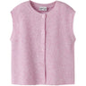 Name It Begonia Pink Nkfoanja Loose Stickad Väst