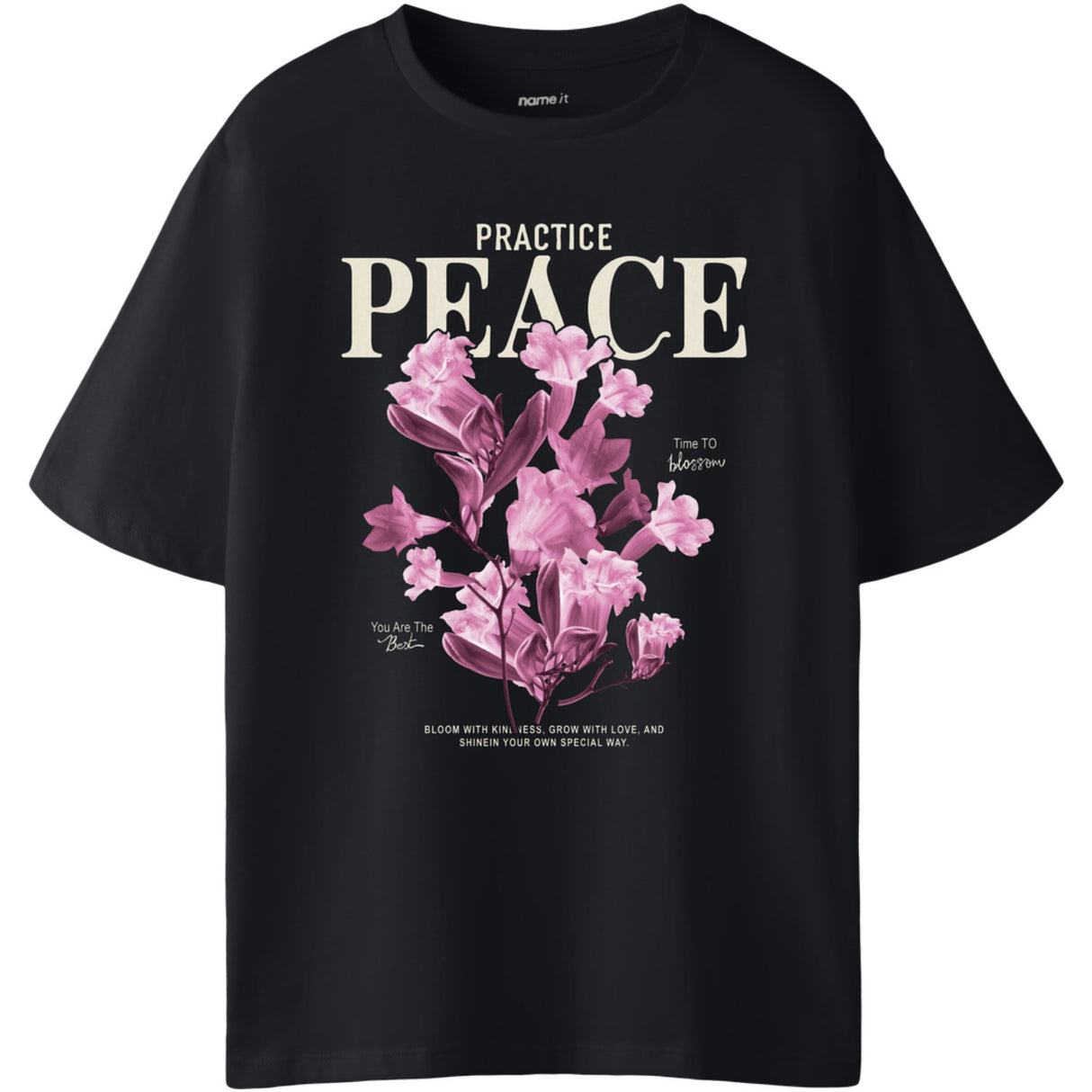 Name It Black Nkfniora Ss Nreg Topp Box