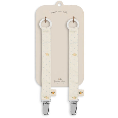 Konges Sløjd Lemon Dot 2 Pack Napp Rem