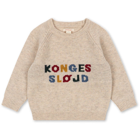 Konges Sløjd Off White Billi Stickad Sweater