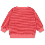 Konges Sløjd Cardinal Rose Stripe Itty Sweatshirt Gots