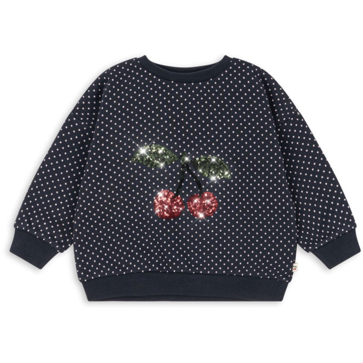 Konges Sløjd Dot Tout Petite Lou Dot Paljet Sweatshirt Gots