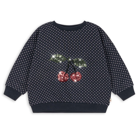 Konges Sløjd Dot Tout Petite Lou Dot Paljet Sweatshirt Gots
