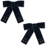 Konges Sløjd Navy 2 Pack Juliette Rosett Hair Clip
