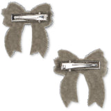 Konges Sløjd Silver 2 Pack Paljet Rosett Hair Clip