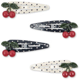 Konges Sløjd Multi 4 Pack Cherry Dot Hair Clip
