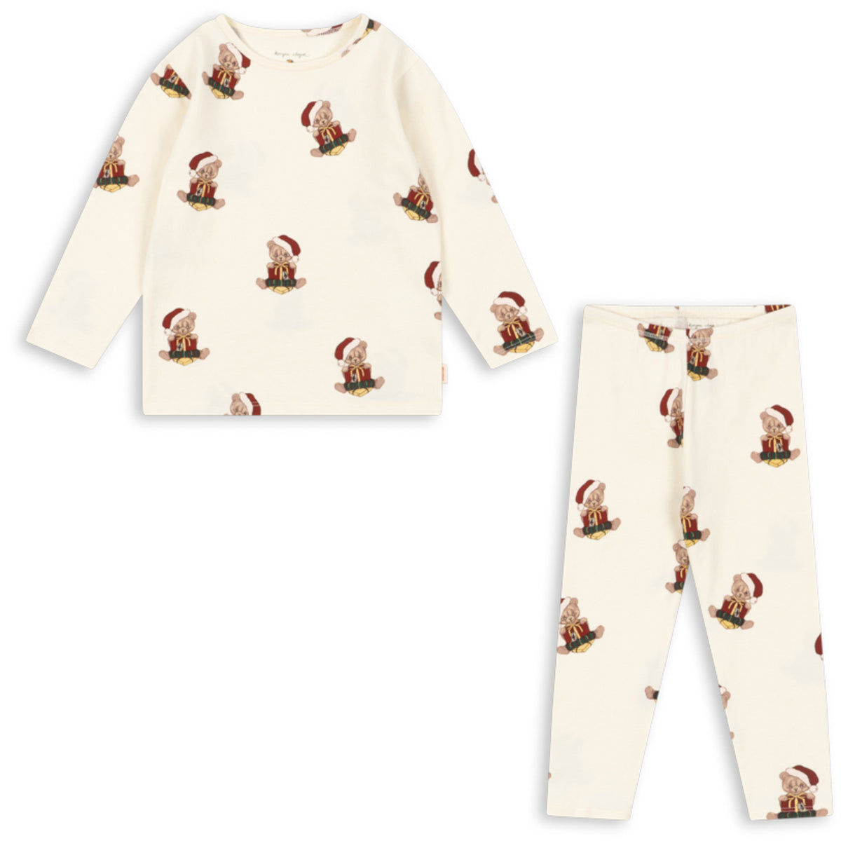 Konges Sløjd Teddy Bear Basic Blouse/Pants Sett Gots