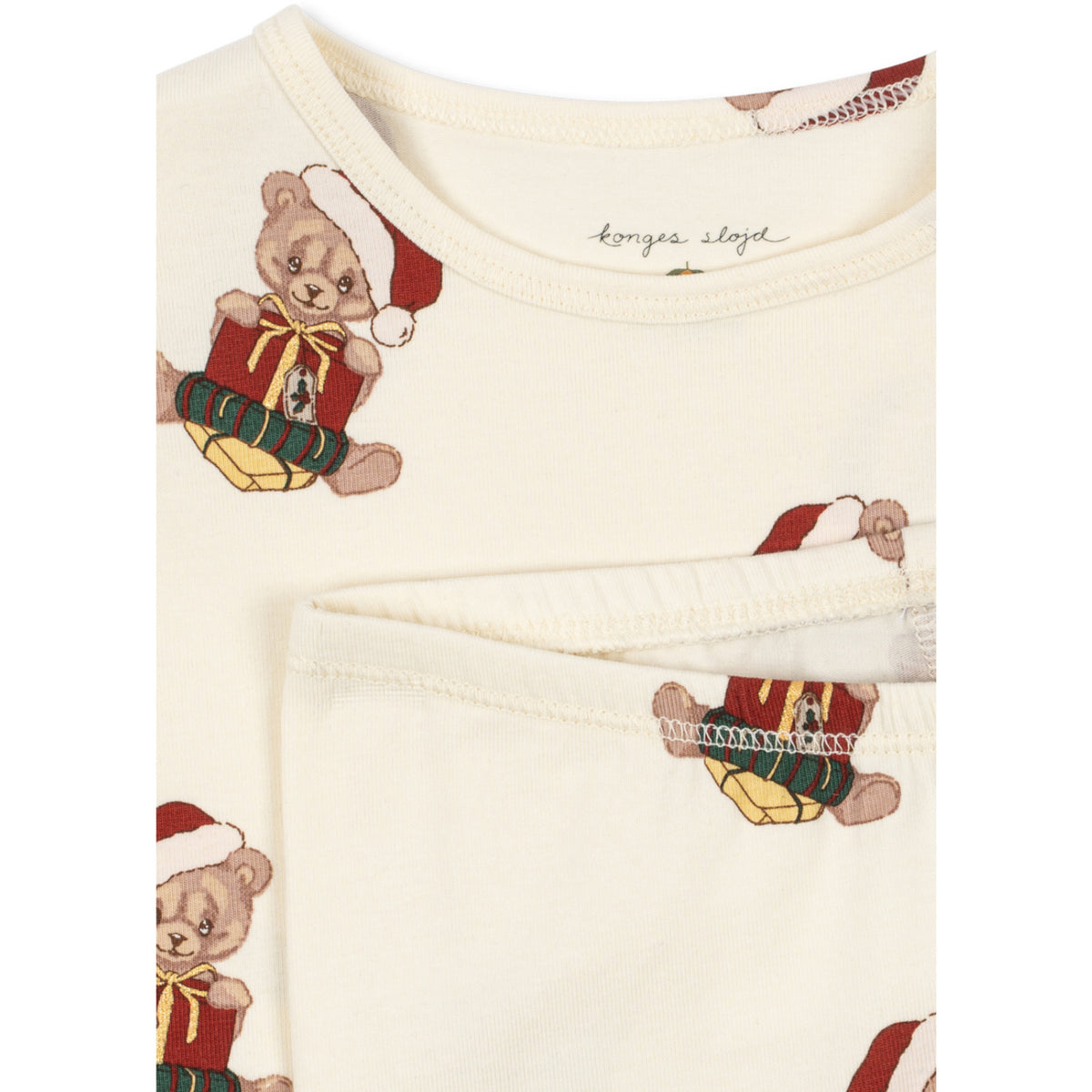 Konges Sløjd Teddy Bear Basic Blouse/Pants Sett Gots