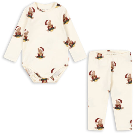 Konges Sløjd Teddy Bear Basic Body/Pants Sett Gots