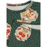 Konges Sløjd Deer Diary Green Basic Blouse/Pants Sett Gots