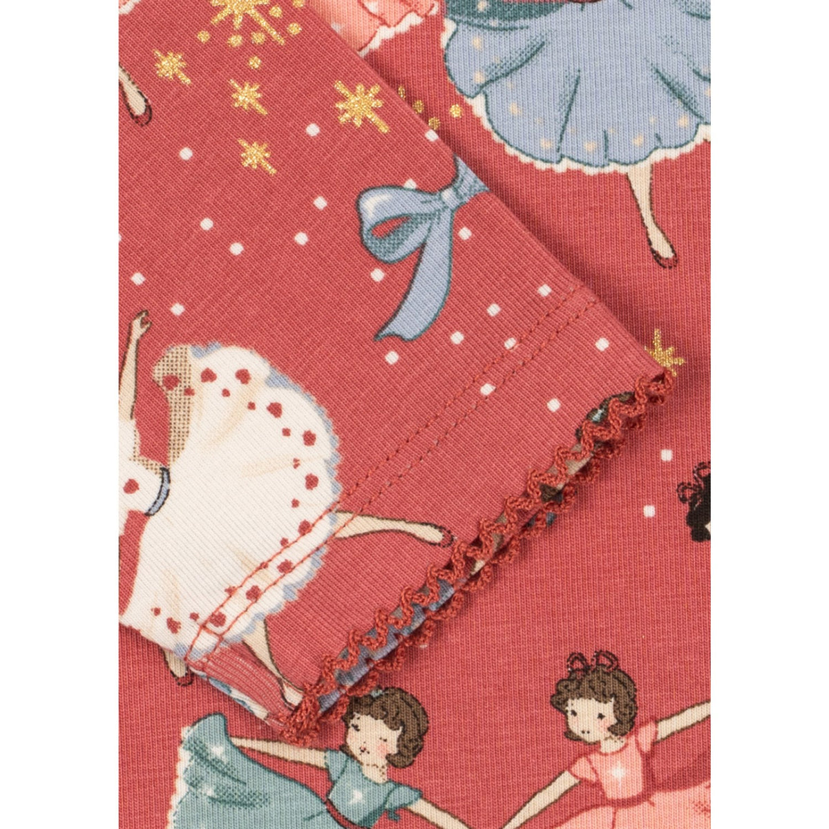 Konges Sløjd Bow Ballerina Blush Basic Blouse/Pants Sett Gots
