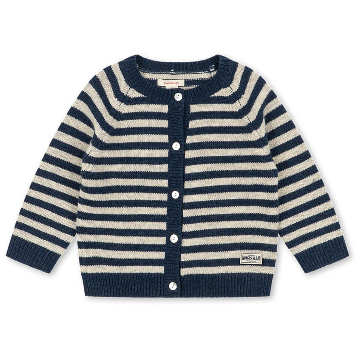 Konges Sløjd Blue Stripe Billi Stickad Cardigan