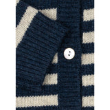 Konges Sløjd Blue Stripe Billi Stickad Cardigan
