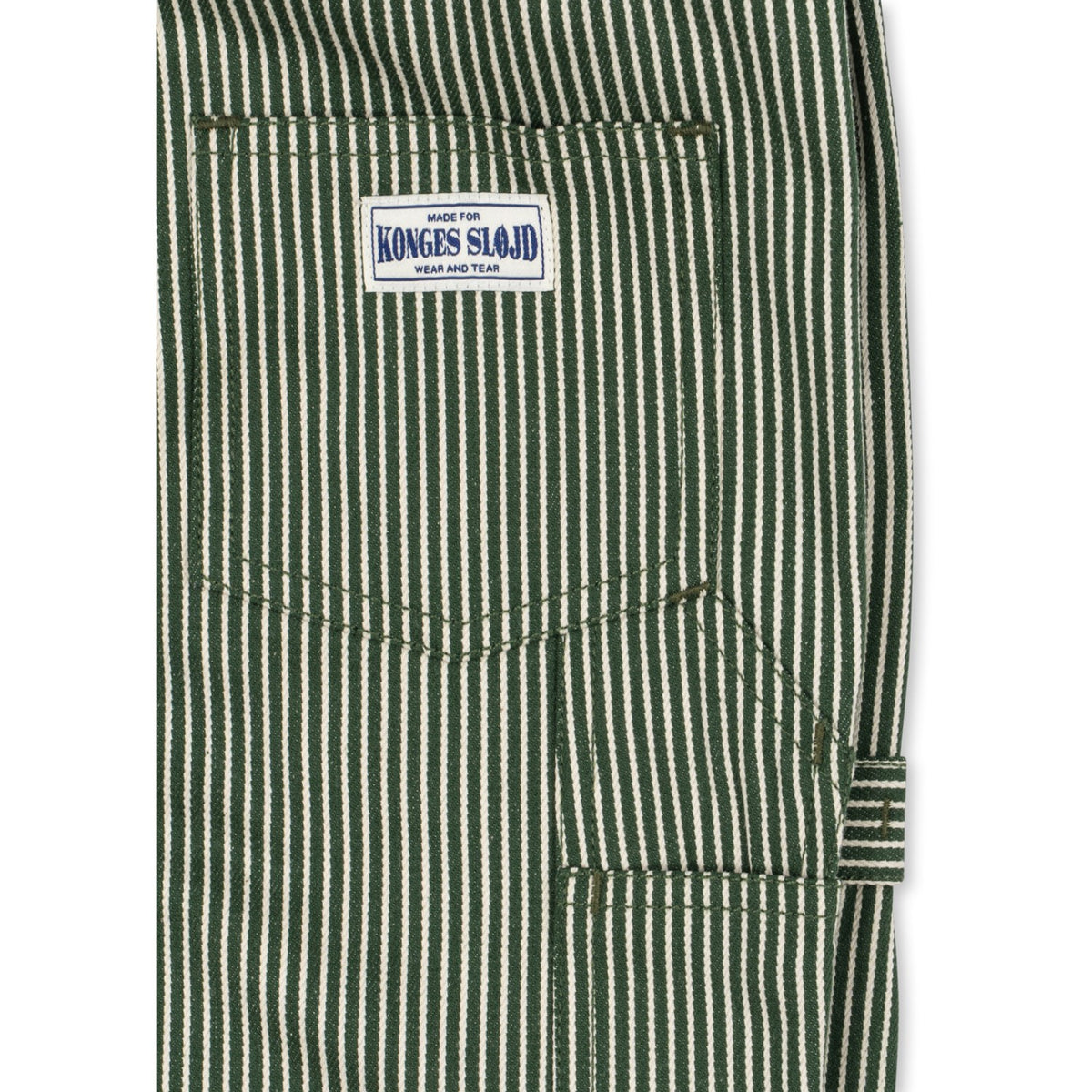 Konges Sløjd Milk Verte Stripe Luc Byxor Gots