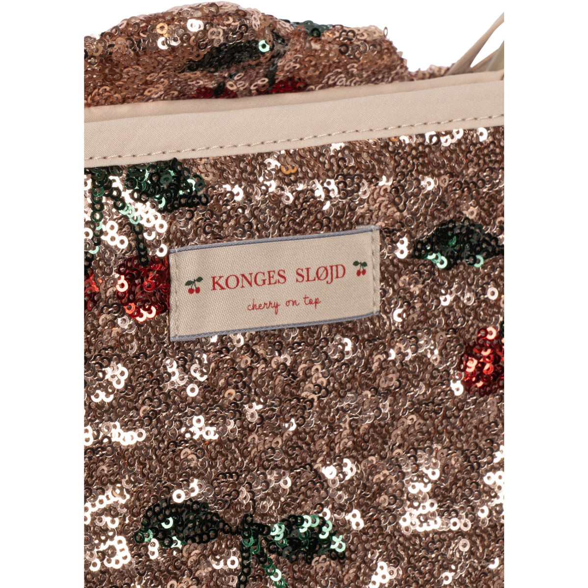 Konges Sløjd Cherry Sequin Sparkly Docka Stroller