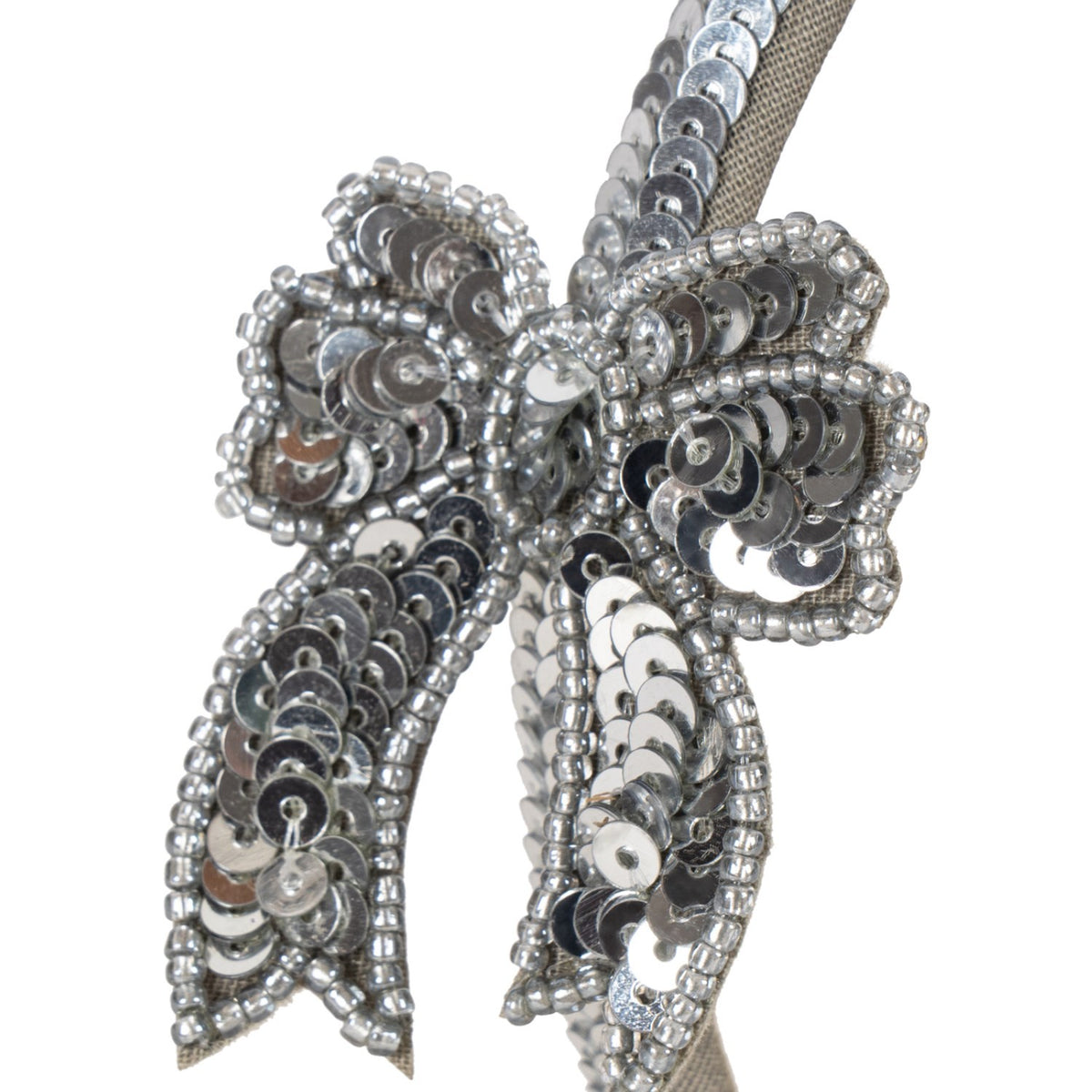 Konges Sløjd Silver Paljet Rosett Hairbrace