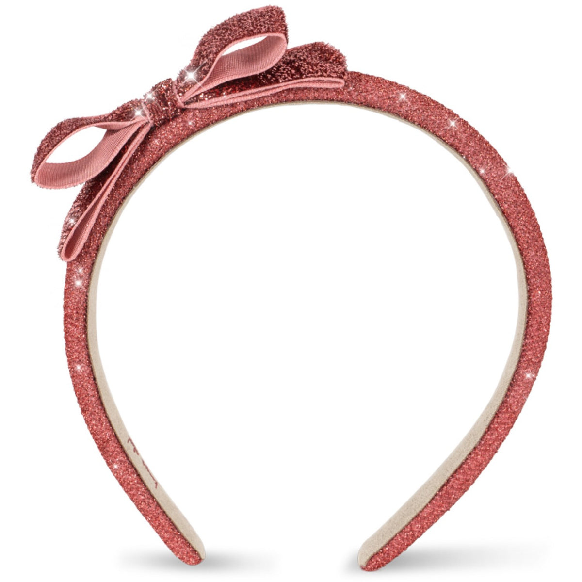 Konges Sløjd Rose Glitter Sammet Rosett Hairbrace