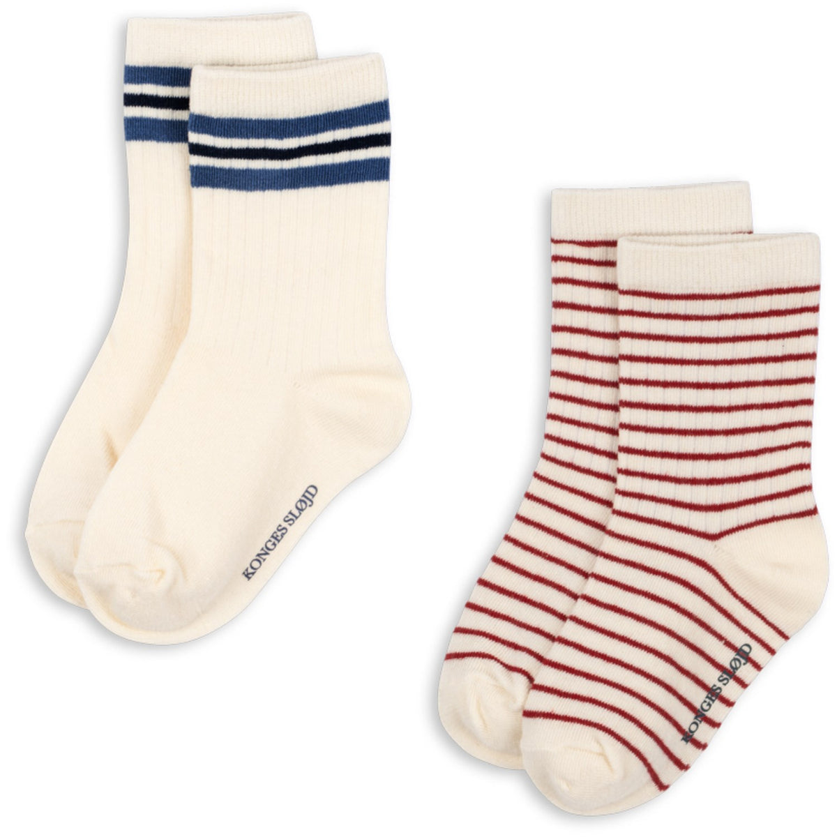 Konges Sløjd Off White 2 Pack Act Strumpor