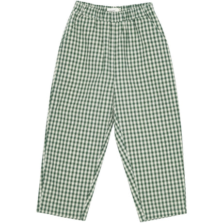 brunobruno nation Myrtle Green Check Dora Check Byxor