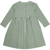 brunobruno nation Myrtle Green Check Vita Check Klänning
