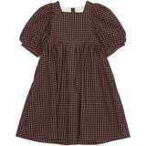 brunobruno nation Marron Plum Check Alva Klänning