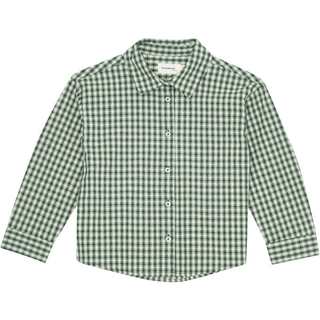 brunobruno nation Myrtle Green Check Nohrla Check Skjorta