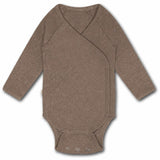 That's Mine Brown Melange Becca Omlott Bodystocking Bow