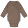 That's Mine Brown Melange Becca Omlott Bodystocking Bow