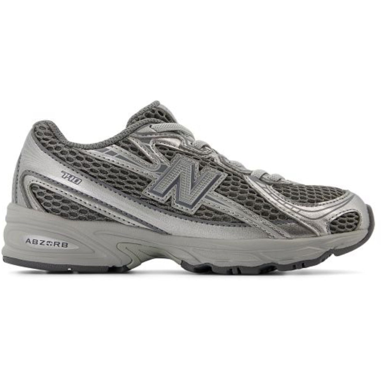 New Balance Harbor Grey 740 Kids Bungee Lace