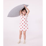 Petit Bateau MARSHMALLOW/TERKUIT Kort Ärmar Klänning