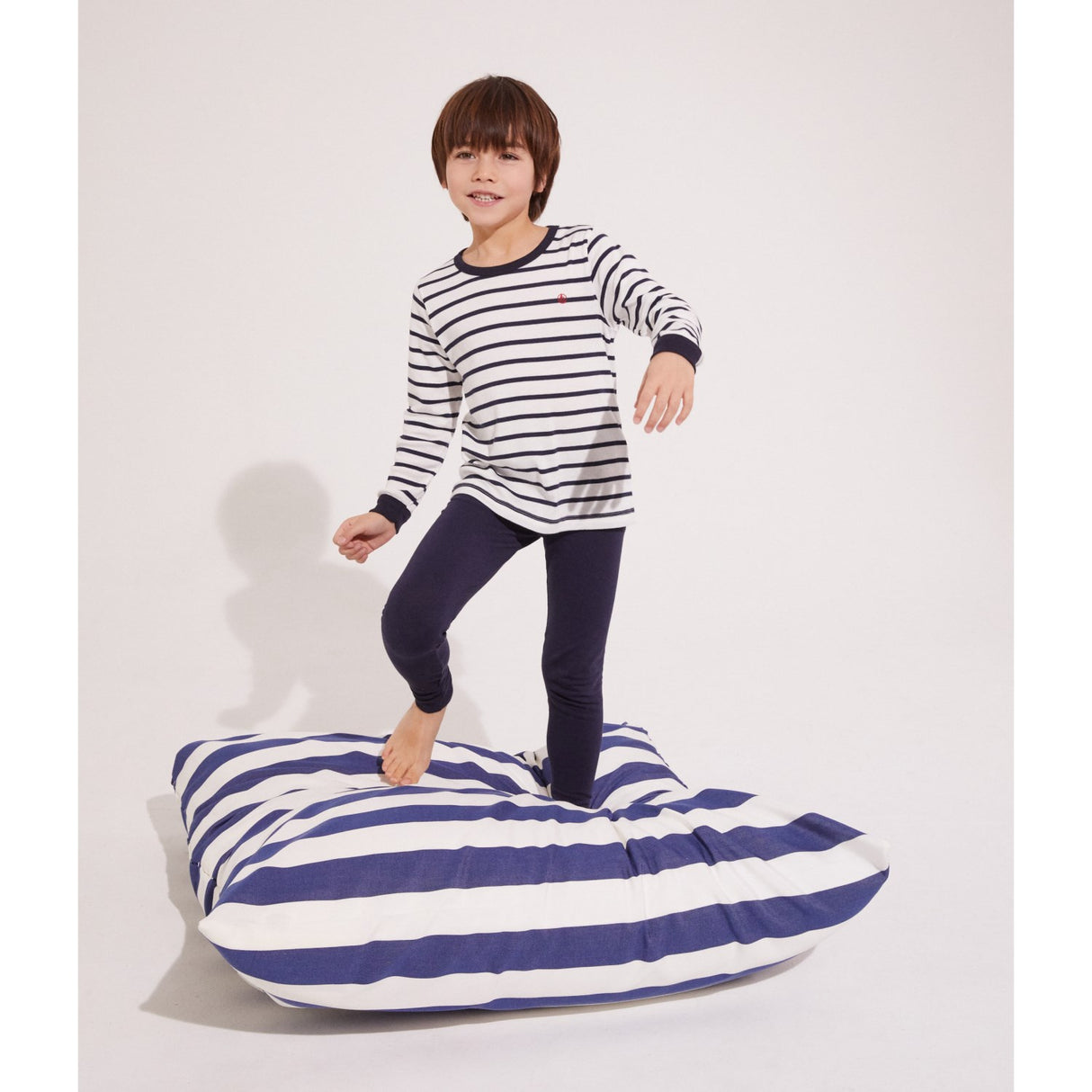 Petit Bateau MARSHMALLOW/SMOKING Pyjama