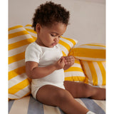 Petit Bateau White 2-pack Kortärmad Body